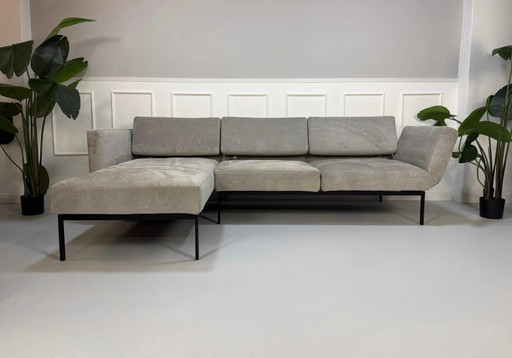 Brühl Roro Soft Sofa Stoff Grau Garnitur Schlafsofa Ecksofa