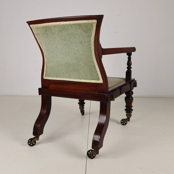 Rare Victorian Adjustable Armchair By J. Alderman, London – Wood (photo 7 of 15)