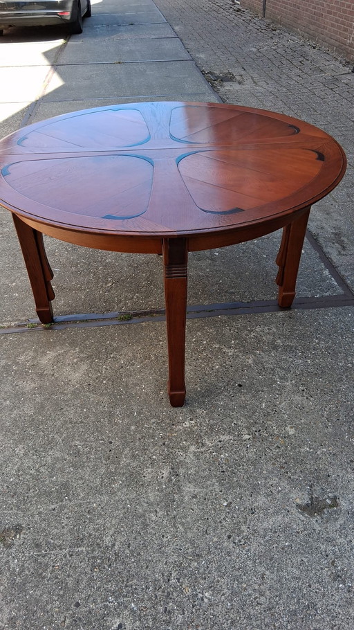 Schuitema Oak Extension Table Jugendstil