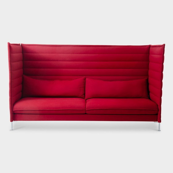 Vitra Alcove Sofa, rot, 238 x 136 cm – Metal, Textile (photo 2 of 7)