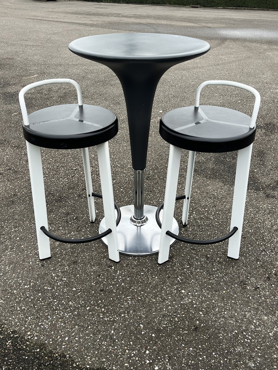 Image 1 of 2 postmodern bar stools from Seccose