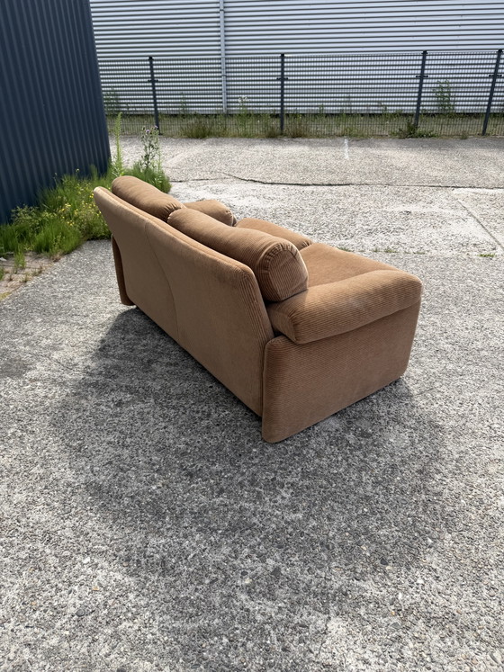 B&B Italia Tweezits Bank Bruin – 2 zitsbanken, Textile, Vintage (photo 16 of 17)