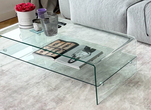 Glas Couchtisch