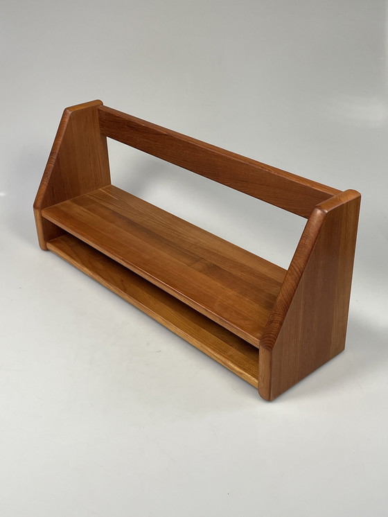 Image 1 of Vintage Wall Shelf, Dyrlund, Solid Teak, Denmark 1970's