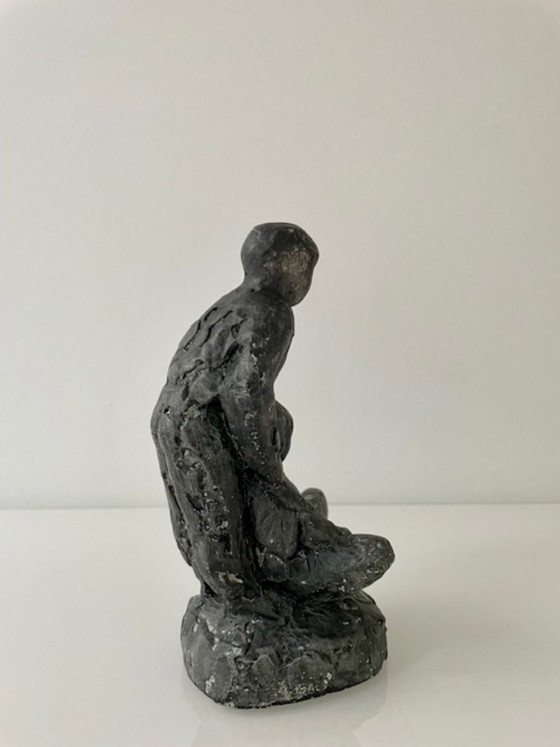 Escultura de Tony van de Vorst ‘Kinderen’ – 1989 – Stone (photo 6 of 15)