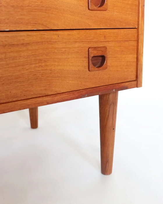 Image 1 of Cassettiera danese vintage in teak dal design retrò