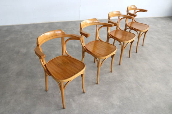 Image 1 of 4x vintage dining room chairs