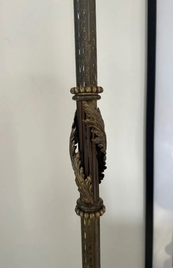 Image 1 of Vintage vloerlamp met mooie details