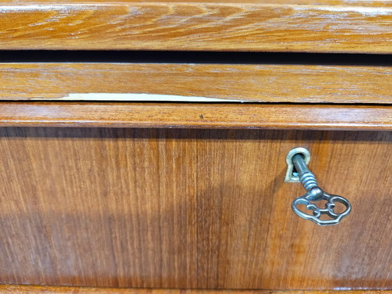 Image 1 of Sekretär / Teakholz-Frisiertisch, dänisches Design, 1960er Jahre.