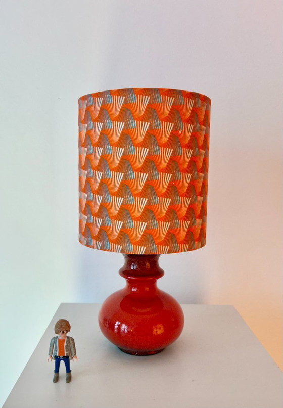 Image 1 of Pop Art vintage table lamp - upcycled from a Steuler vase by Cari Zalloni