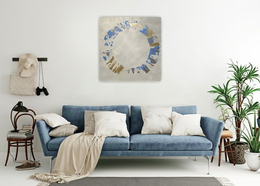 Ugo VISTOSI - Grande Reset Blue Sky - Tela d'artista