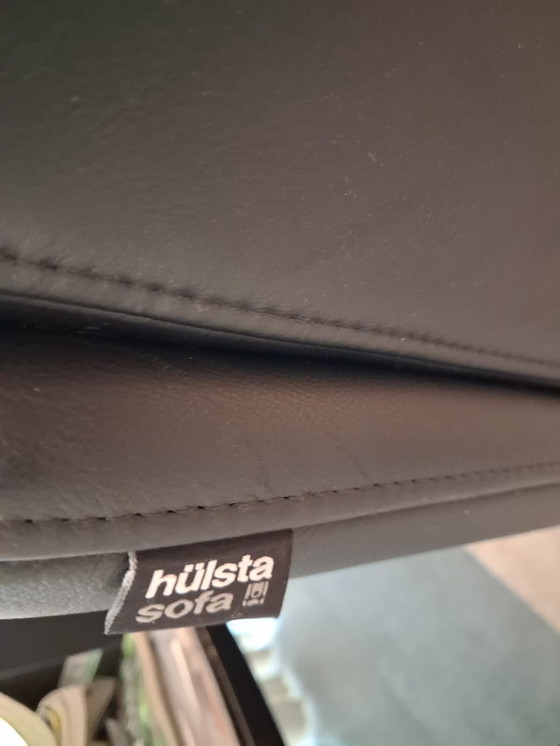 Image 1 of HÜLSTA Ecksofa HS 450, Leder schwarz,