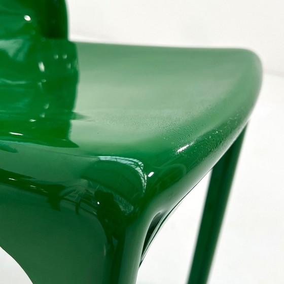 Grüner Selene Stuhl von Vico Magistretti für Artemide, 1970er – Esszimmerstühle, Plastic (photo 9 of 12)