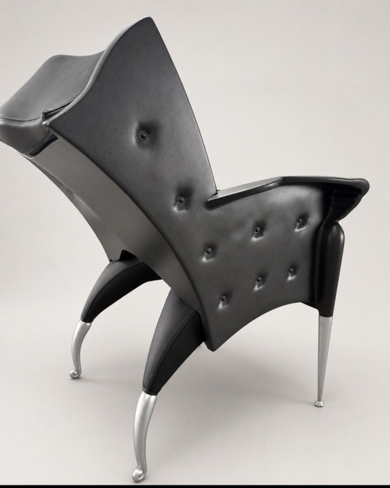 Image 1 of 2 Vintage Bořek Šípek Maletak LoungeChairs, Maletti, ca90s