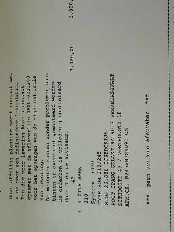 Image 1 of Modern grey designer sofa by Rolf Benz