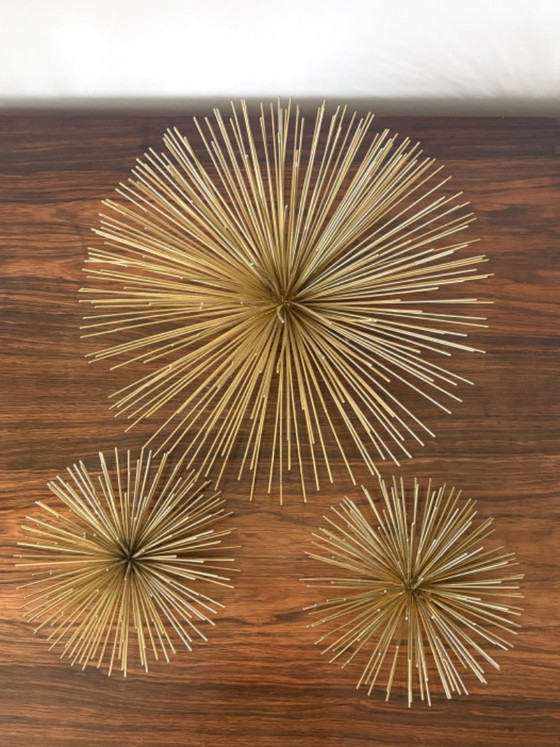 Decorative ornaments with spikes in mid-century style – Decorative Objects, Metal (photo 6 of 8)