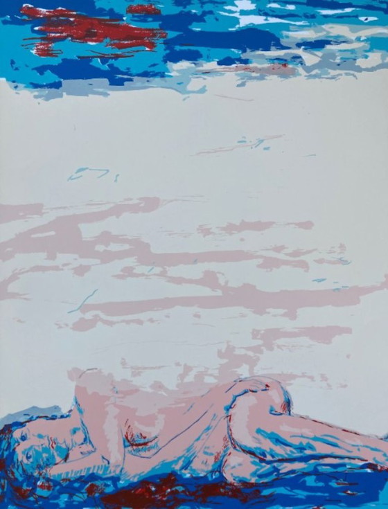 Henk van Vessem (1939) - Liggend Naakt – Litho's & Zeefdrukken, Paper (photo 5 of 6)