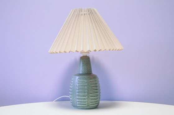 Lampada da tavolo vintage verde menta Søholm, Lampade da tavolo, Ceramica, Tessile, Beige (foto 3 di 6)