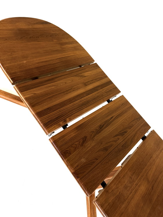 Image 1 of Vintage XL extendable Danish dining table, Dyrlund '70