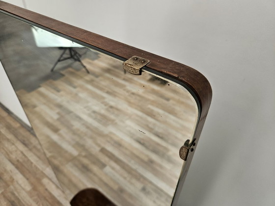 Art Déco kaptafel van notenhout met spiegel, Italiaans design, jaren 1940 – Consoles, Wood (photo 16 of 17)