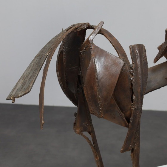 Image 1 of Sculpture du Cheval de fer par Raphaël Saintenoy, Europe, années 1960
