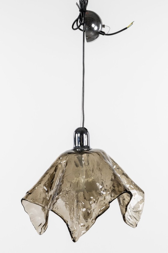 Handkerchief Pendelleuchte, Mazzega Stil, Murano – Deckenleuchten, Glass (photo 3 of 5)