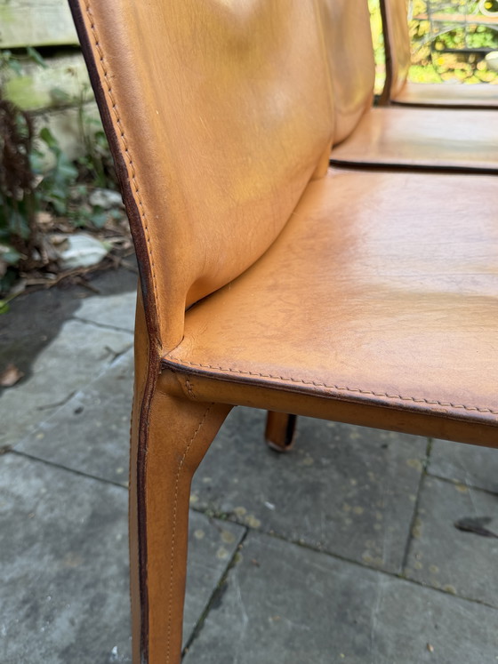 Image 1 of Cassina cab 412 brown, set of 3