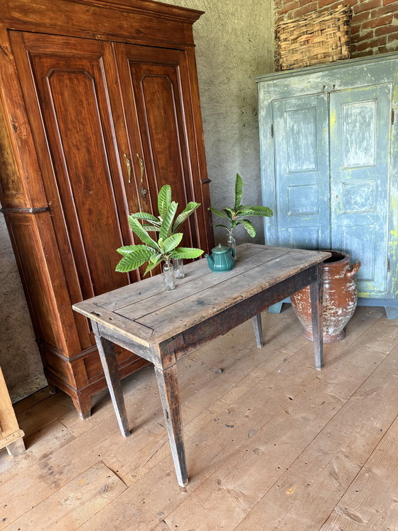 Image 1 of Tavolo rustico neoclassico 700 noce