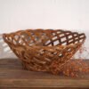 Antieke ronde mand (ca. 1920) #1 – Decoratieve objecten, Wicker, Rattan, Rustic (photo 8 of 9)