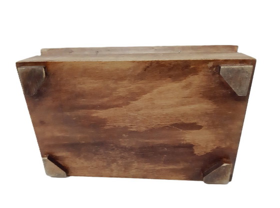 Image 1 of Scatola pirografica in legno vintage