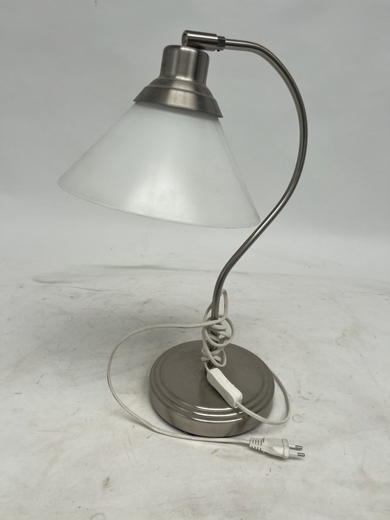 IKEA Kroby Table Lamp White Glass – Metal (photo 5 of 5)