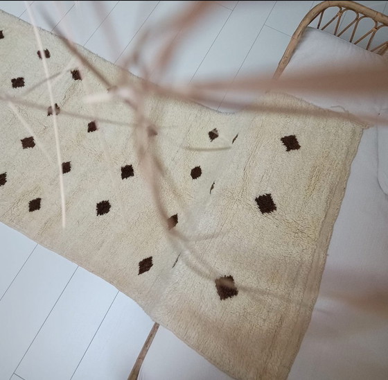 Image 1 of Tappeto berbero in lana di montone, 287x90 cm