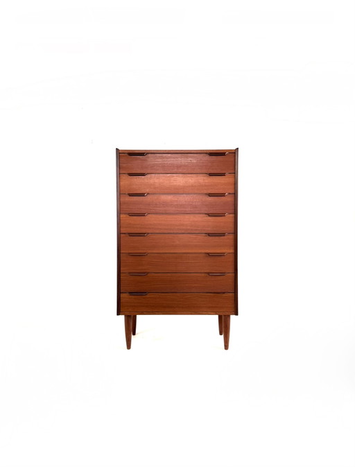 Vintage XXL Teakhouten Ladekast, Denemarken ‘60 – ladekasten, Wood (photo 2 of 12)