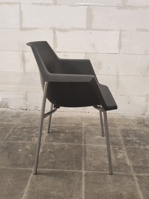 6 sillas de diseño modelo "Golf", diseño de J.P. Emonds - 1972 – Meurop, stoelen fauteuils, Metal, Plastic (photo 2 of 5)