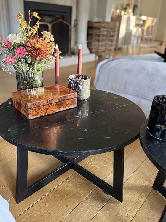 Image 1 of Runder Couchtisch aus Marmor