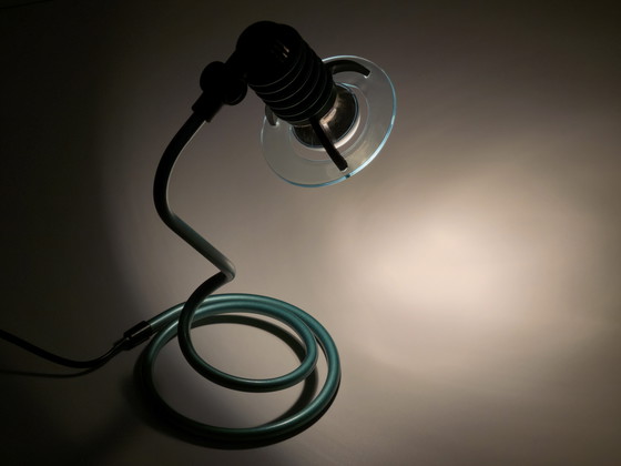 Image 1 of 1990 Postmoderne ESTO Spiral Adjustable Desk Light - Vintage Directional Table Lamp From Estonia.