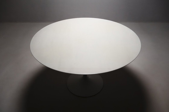 Image 1 of Round Marble Tulip Dining Table by Eero Saarinen, Knoll, 2000s