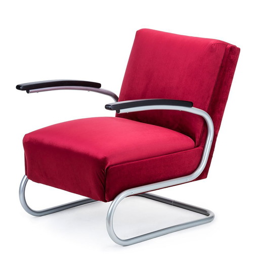 Tsjecho-Slowaakse fauteuil model S411 van Mücke Melder, jaren 1940