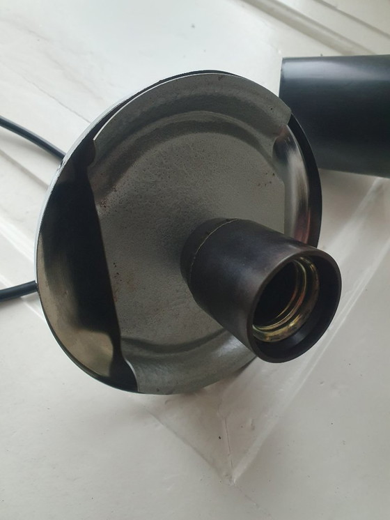 Image 1 of Grande lampada a sospensione/lampada a globo vintage con bolle d'aria chiuse (30 cm).