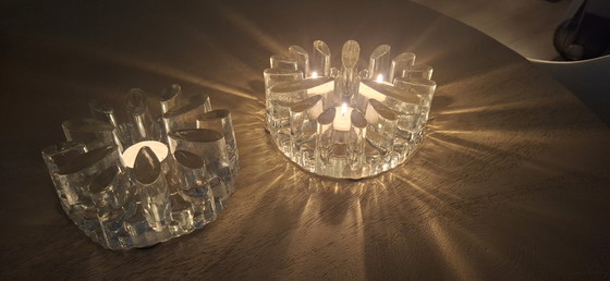 2 Portacandele Vintage Georgshütte – Glass (photo 5 of 7)
