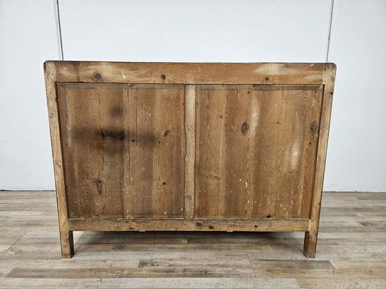 Image 1 of Art Decò sideboard in walnut burl from the 1940s