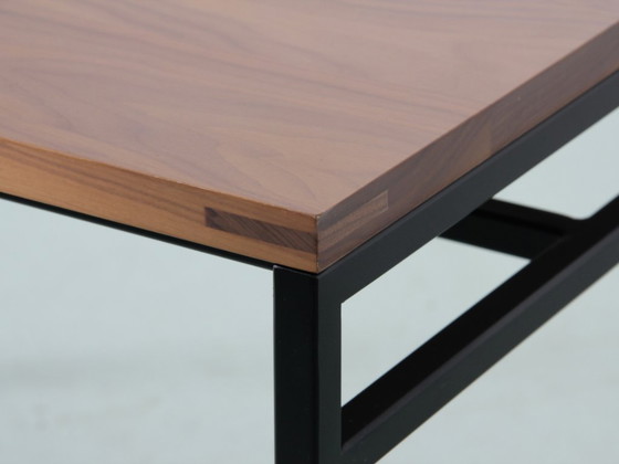 Image 1 of Scrivania Cosmopol in noce e acciaio. 120 x 60 cm