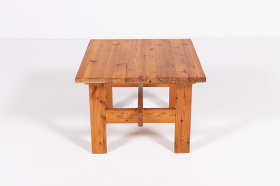 Image 1 of Scandinavian Modern solid pine coffee table