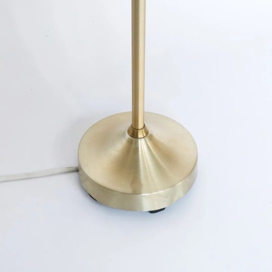 Image 1 of Vintage Swedish Brass Floor Lamp