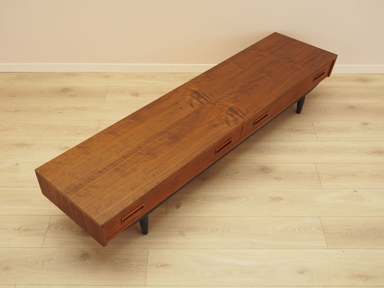 Image 1 of Buffet bas en teck, design danois, années 1960, fabriqué au Danemark