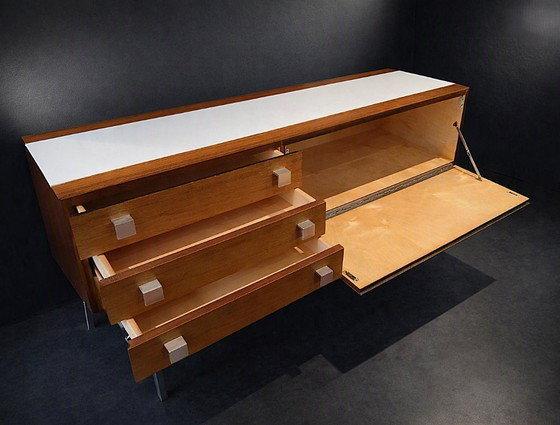 Alfred Hendrickx for Belform ( 1950 ) - Management/Boardroom Sideboard – Sideboard cabinet, Wood (photo 8 of 12)