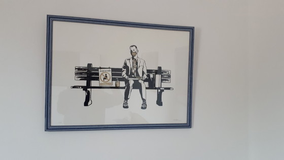 Image 1 of Framed Artist's Lithograph - Trust Icon - Box of chocolate Gold Edition