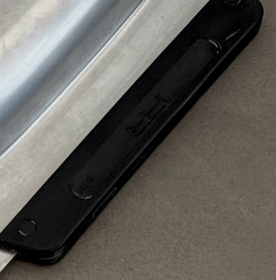 Image 1 of Vintage Stainless Steel Tray, Space Age Design, 70s