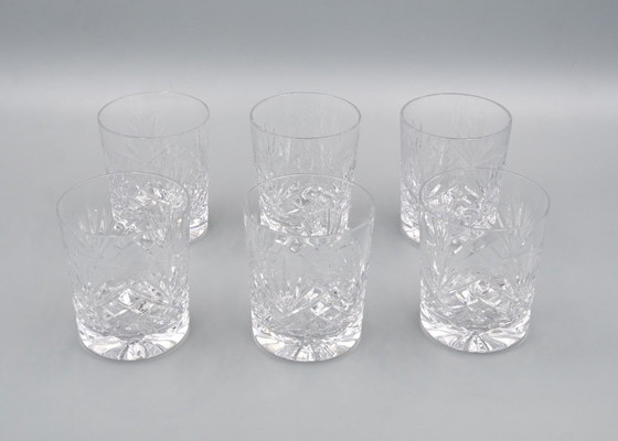 Image 1 of 6 vintage glazen, in de stijl van de jaren 60