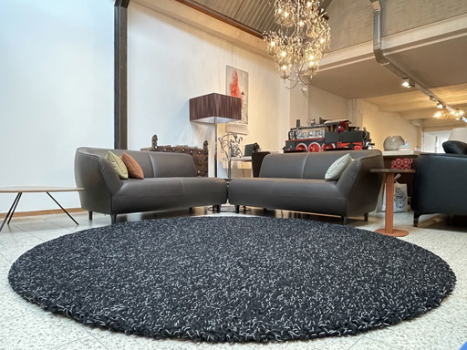 Brink & Campman Pinstripe Loop carpet round